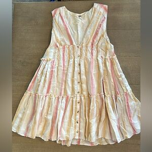 Free People striped dress size xs